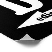 I Love His Dedication Funny Valentine's Day Couple Poster (Ecke)