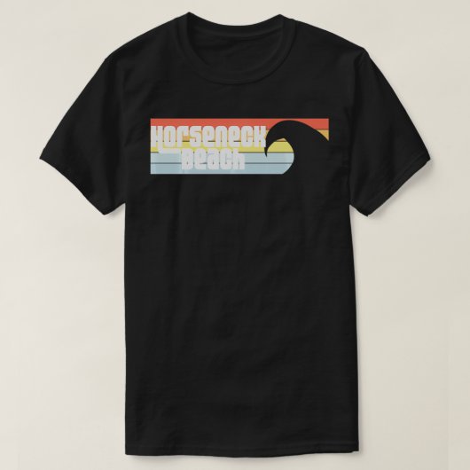 I Love Horseneck Beach Massachusetts MA Beach Wave T-Shirt (Design vorne)