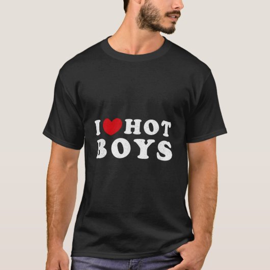 I Love Hot I He Hot T-Shirt (Vorderseite)