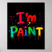 I Love I Like To Finger Paint Couple I'm Paint Val Poster (Vorne)