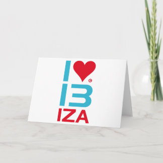 I LOVE IBIZA FEIERTAGSKARTE