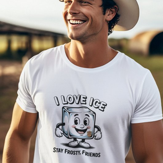 I Love ICE Immigration Border Security  T-Shirt