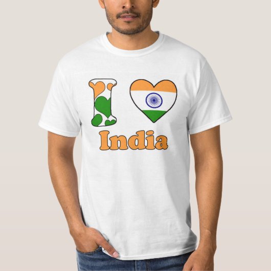 I love India T-Shirt (Vorderseite)