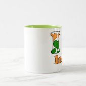 I love India Zweifarbige Tasse (Mittel)