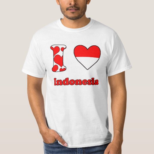 I love Indonesia T-Shirt (Vorderseite)