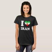 I Love Iran Lion T-Shirt (Vorne ganz)