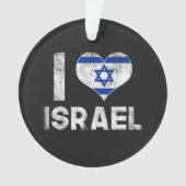 I Love Israel Ornament (Vorderseite)