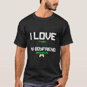 I Love It When My Friend Games With Me Gamer T-Shirt (Vorderseite)