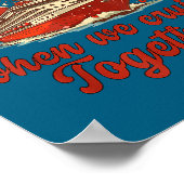 I Love It When We Cruise Together Valentine's Day  Poster (Ecke)