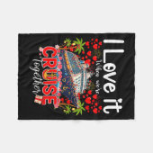 I Love It When We're Cruising Together Cruise Vibe Fleecedecke (Vorderseite (Horizontal))