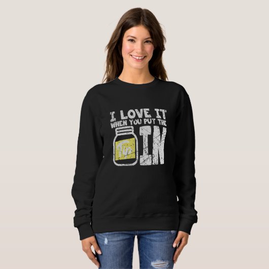 I Love It When You Put The Tip In Grunge Barkeeper Sweatshirt (Vorne ganz)