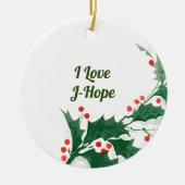 I love J-Hope Christmas Ornament (Vorne)
