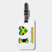 I love Jamaica Gepäckanhänger (Vorderseite vertikal)