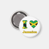 I love Jamaica Magnet (Vorderseite/Rückseite)