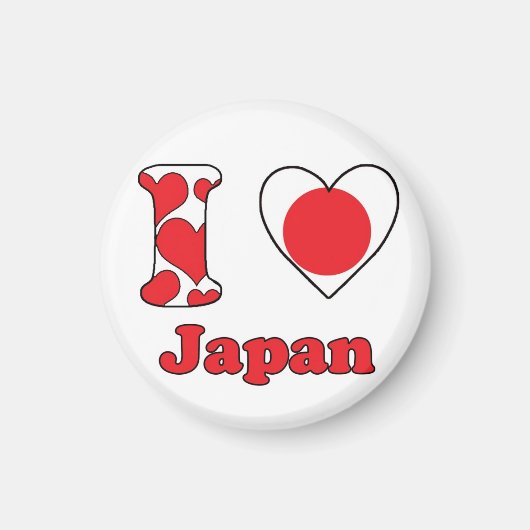 I love Japan magnet (Vorne)