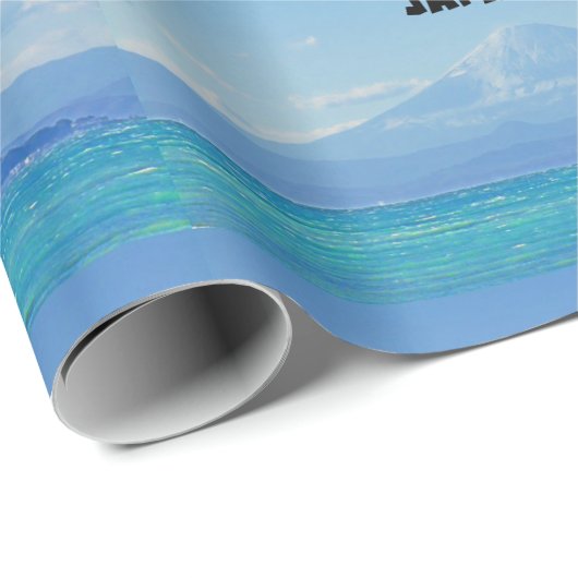 "I Love Japan," Mt. Fuji Geschenkpapier (Rolleneckpunkt)