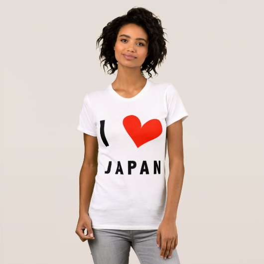 I LOVE JAPAN T-Shirt (Vorne ganz)