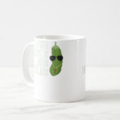 I Love Jesus And Pickles Christian Boys Girls Wome Kaffeetasse (Vorderseite Links)