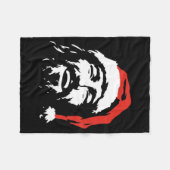 I Love Jesus Christmas Green Fleecedecke (Vorderseite (Horizontal))