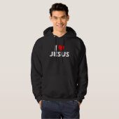 I love Jesus Hoodie (Vorne ganz)