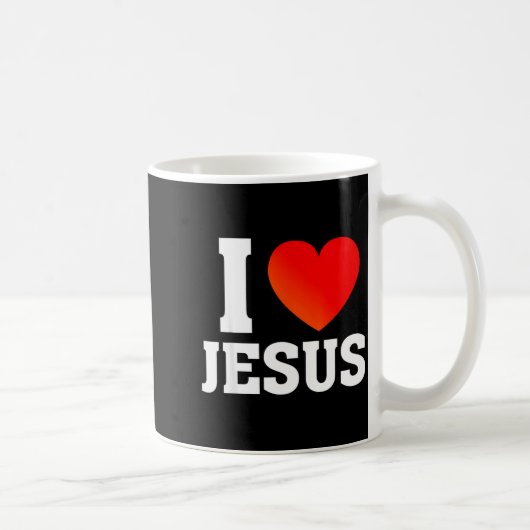 I Love Jesus  Kaffeetasse (Rechts)