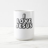 I Love Jesus Kaffeetasse (Mittel)
