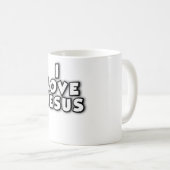 I Love Jesus Kaffeetasse (VorderseiteRechts)