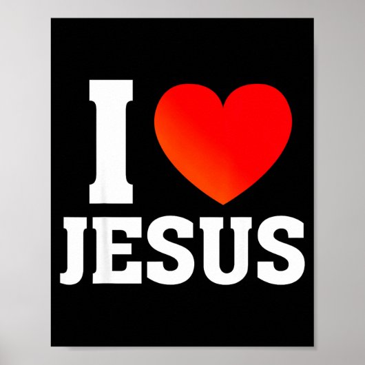 I Love Jesus  Poster (Vorne)