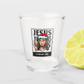 I LOVE JESUS SCHNAPSGLAS (Vorderseite)