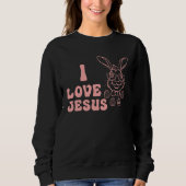 I love Jesus Sweatshirt (Vorderseite)