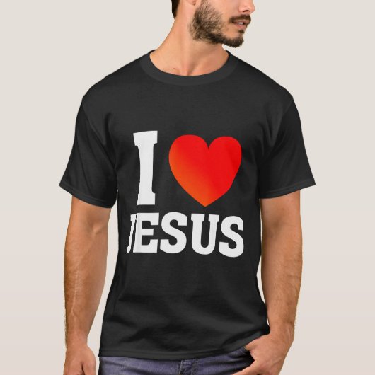 I Love Jesus T-Shirt (Vorderseite)