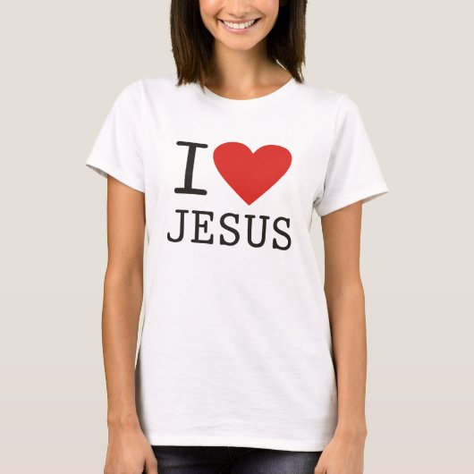 I Love Jesus T-Shirt (Vorderseite)