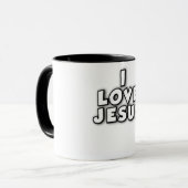 I Love Jesus Tasse (Vorderseite Links)