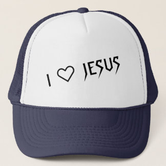 "I LOVE JESUS" TRUCKER HAT BY 303TATTOO TRUCKERKAPPE