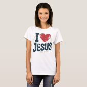 I Love Jesus Vintage Shirt (Vorne ganz)
