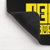 I Love Jesus Waffle Heart Jesus Loves You Funny Br Mousepad (Ecke)