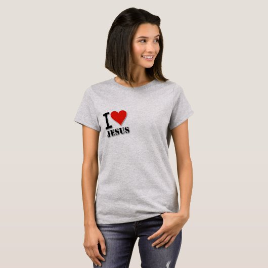 I Love Jesus Women's T-shirt (Vorne ganz)