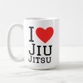 I love Jiu jitsu Kaffeetasse (Links)