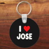 I Love Jose - Heart Schlüsselanhänger (Vorderseite)