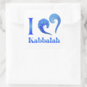 I love Kabbalah Rectangular Sticker (Tasche)