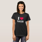 I Love Kaleb T-Shirt (Vorne ganz)