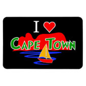 I Love Kapstadt Table Mountain Large Flexi Magnet (Horizontal)