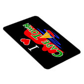 I Love Kapstadt Table Mountain Large Flexi Magnet (Rechte Seite)