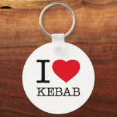 I LOVE KEBAB SCHLÜSSELANHÄNGER (Vorderseite)