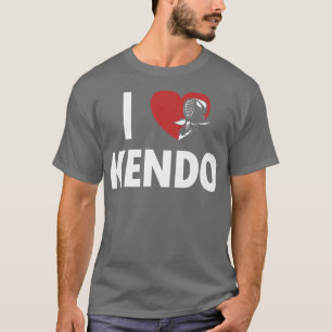I love Kendo Kata Kenjusu Japanese Samurai Kendo T-Shirt