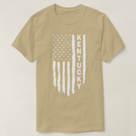 I Love Kentucky Patriotic Kentucky is Home T-Shirt (Design vorne)