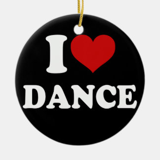I Love Keramikornament