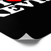 I Love Kevin - Heart Long Sleeve Poster (Ecke)