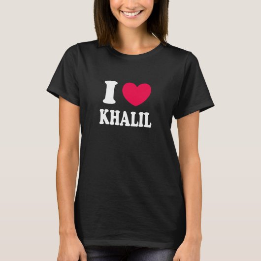 I Love Khalil T-Shirt (Vorderseite)