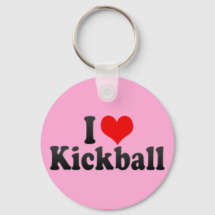 I Love Kickball Schlüsselanhänger